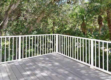 Custom fabricated aluminum railing and gate work